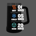 Classic Beer Stein with Big Grip Handle, Beer Party Mug and Tumbler, 24 oz