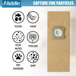 9 Pack Replacement Vacuum Bags Fit for Kirby G3,G4,G5,G6,G7,Gsix,Ultimate G 197394,Compatible with Kirby Part # 204803, 205803 Genuine Micron Magic Vacuum Bags,Sentria Bag Diamond