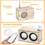 DIY Bluetooth Speaker & FM Radio STEM Electronics Kit for Kids 8-14