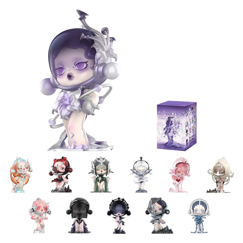 POP MART SKULLPANDA The Sound Series Figures, SKULLPANDA Blind Box Figures,