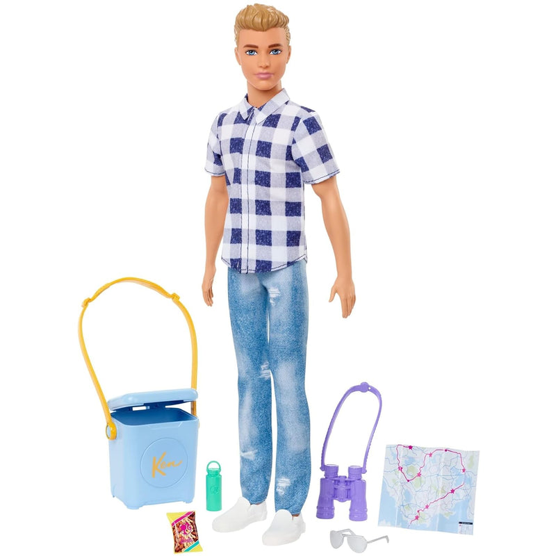 Barbie Doll & Accessories, It Takes Two Camping Set with Cooler, Map & More
