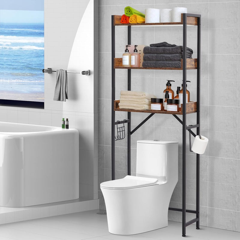 Over The Toilet Storage, 3 Tier Bathroom Organizer Shelf, Bathroom Organizer,