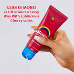 Lubilicious Water Based Lube - Cherry Flavored Lube - Cherry Lube Water Based - Edible Lube - Cherry Personal Lubricant - Personal Lube Flavored - Water Based Lubricant - Edible Lubricant 3.2 Oz