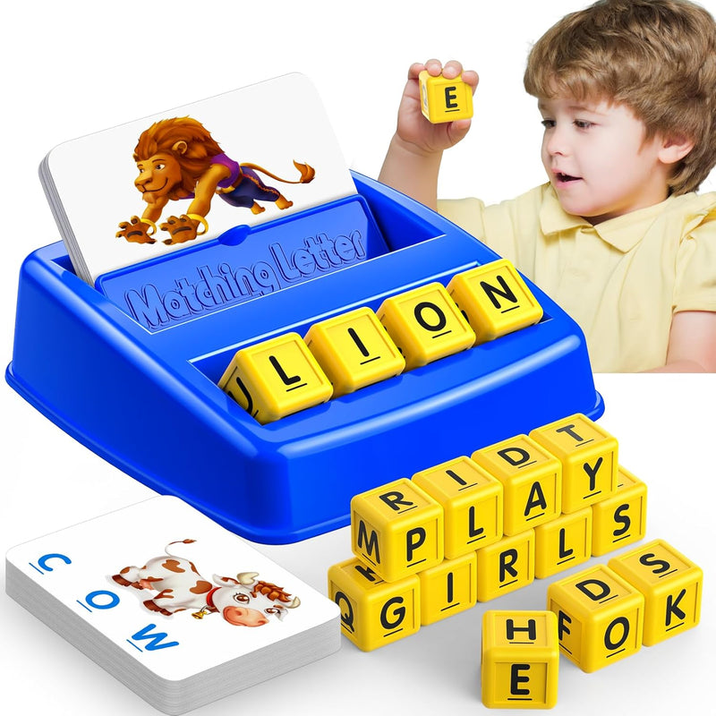 Toys For 3 8 Year Olds Boys, Spelling Games For Kids Ages 4 8 Matching Lett