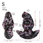 Anchor Silicone Mouth Gag With Adjustable Leather Strap Heterosexual Muscle Dildo Ballgag Sex Toy For Adult Couple Bdsm Games (Blackpink)