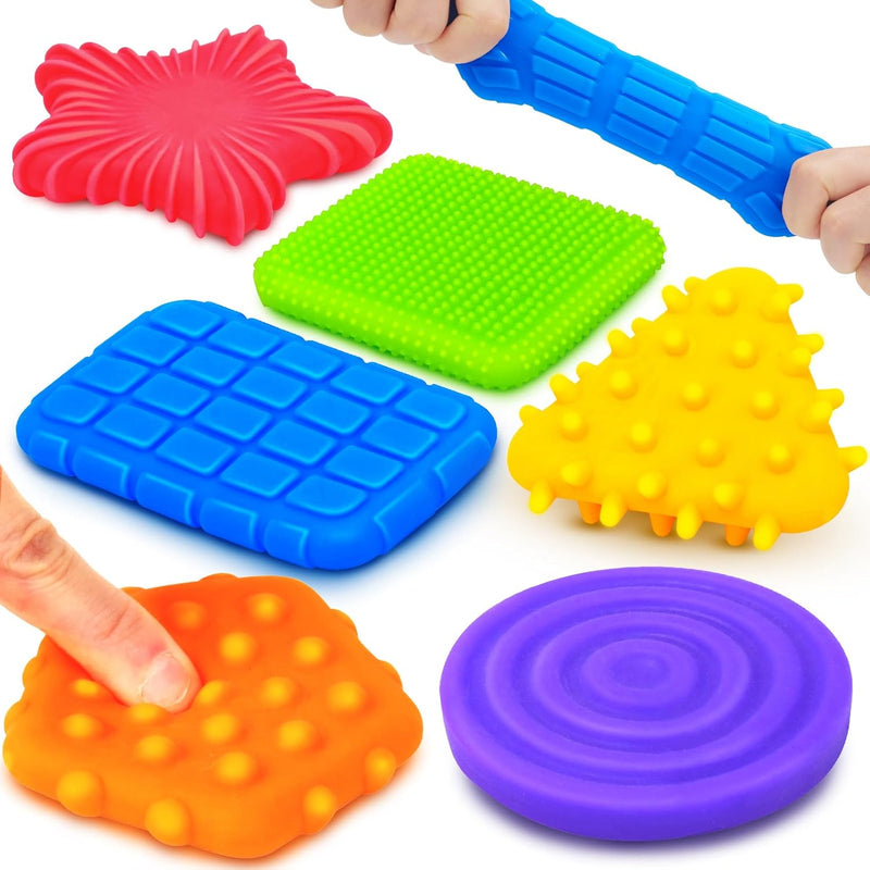 Squishy Sensory Toys For Kids Toddlers: Super Soft & Textured Sensory Fidget T