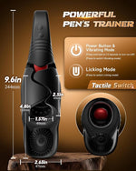Male Masturbator with 10 Vibration Modes, Dual Stimulation & Adjustable Design