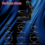 Ultra-Soft Elastic Penis Ring Set, 7 Different Sizes To Enhance Erections, Making Them Harder, Longer Lasting And Stronger. Reusable Penis Sleeve.Men Premium Adult Sex Toys & Games.