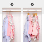 Baby Velvet Hangers Non-Slip Baby Clothes Hangers, 11.8” Inch 50 Pack Space Saving Childrens Hangers -360° Swivel Rose Gold Hook, Strong & Durable Infant/Toddler Pink Hangers