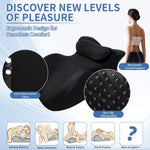 Memory Foam Wedge Pillow with Ergonomic Support Design for Couples