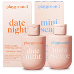 Personal Lubricant 2 Pack Bundle - Date Night & Mini Escape, Water-Based, Safe For Latex Condoms, Suitable For Men, Women, Couples, 3.7 Fl Oz Bottles