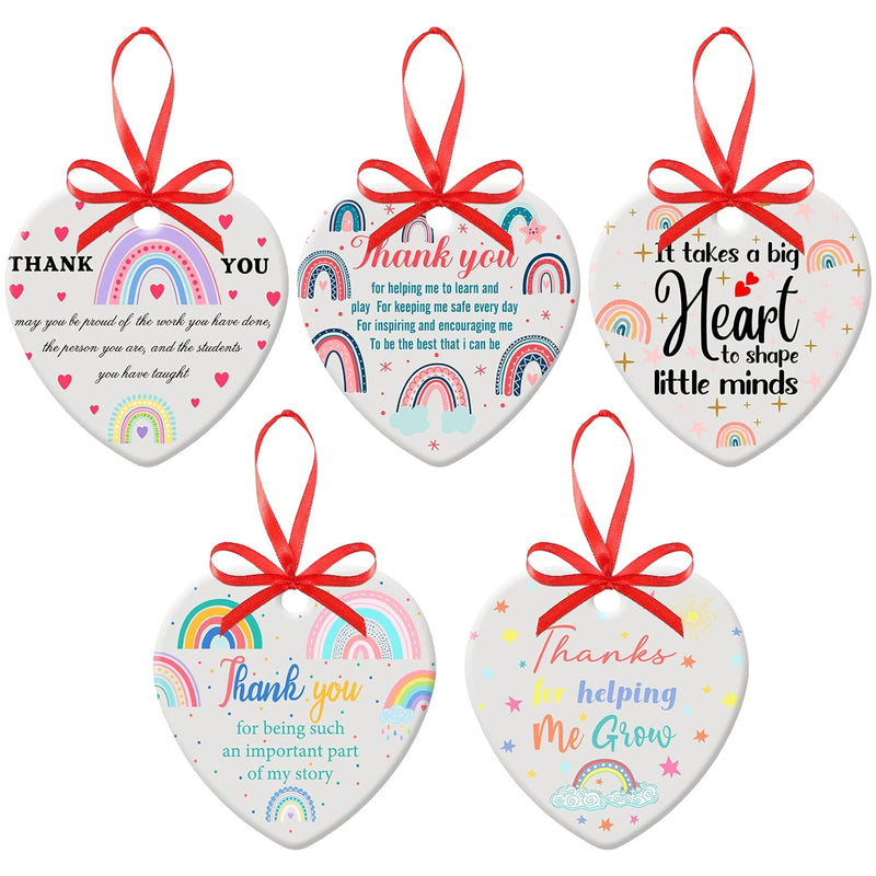 5 Pcs Thank You Gifts For Women Teacher Preschool Daycare Teacher Appreciation