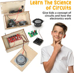 DIY Bluetooth Speaker & FM Radio STEM Electronics Kit for Kids 8-14