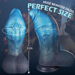 2.8" Diameter Fantasy Monster Dildo, 8.2" Girthy Dragon Dildo With Strong Suction Cup, Alien Dildos Animal Anal Dildos For Vaginal G-Spot, Giant Massive Sex Toys For Women Men
