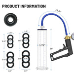 Male Enhancement Pump System,Penis Extender Vacuum Pump 9 X 1.75 Inch Cylinder
