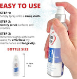 4-in-1 Misting Adult Toy Cleaner – Fast-Acting, Easy Spray, Fresh Scent, Clear Wash