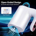 Adult Sex Toy For Men-Automatic Male Masturbator With 10 Thrusting& Rotating Modes, Males Sex Toys Penis Pump/Male Stroker With Handle, Real Blowjob Sex Machine Sex Toys For Men (White)