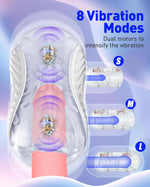 Male Masturbator Pocket Pussy with Vibration, Suction & App Control