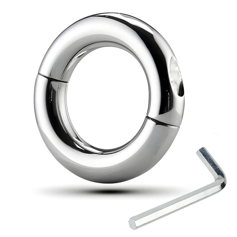 Metal Stainless Steel Penis Ring For Men Metal Cock Rings For Erection Enhancing Sex Toys Couples Bondage Delay Control Male Stimulator White