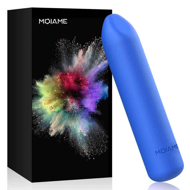 Mini Bullet Vibrator for Women: Waterproof Silicone Clit Vibe 10 Modes