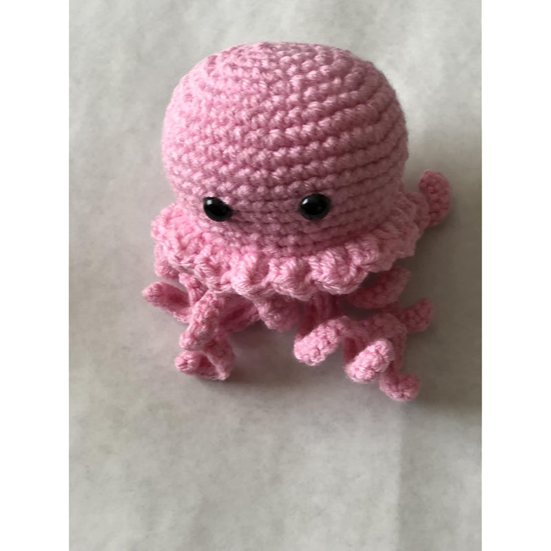 Jellyfish Crochet Stuffed Plush Toy Handmade In The Usa Soft And Adorable. A (