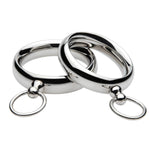 Stainless Steel Cock Ring for Enhanced Pleasure, 1.95 Inch Diameter