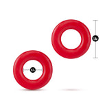 Blush Stay Hard Donut Cock Rings - Soft, Super Stretchy - Increase Stamina - Longer, Harder, Bigger Erections - Add Girth - Performance, Pleasure Enhancing Penis Ring For Ed Sex Toy For Men, Couples