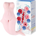 5-Chamber Male Masturbator with Textured TPE Sleeve, 2.06 lb Adult Stroker