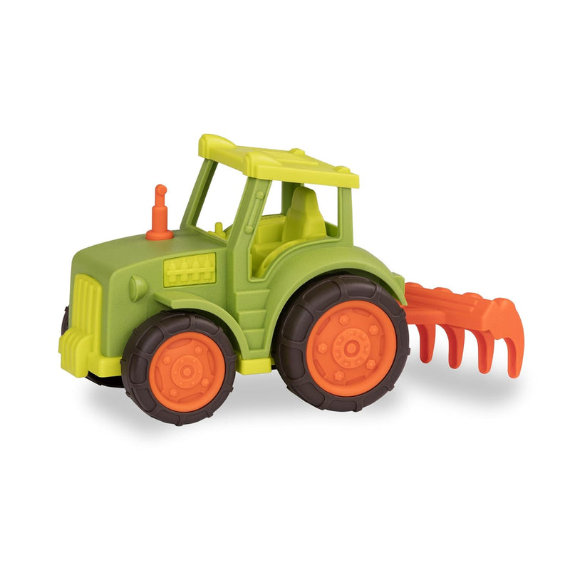 Battat- Wonder Wheels- Tractor Toy With Rake – Developmental Farm Toy For K