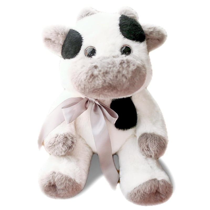 Warmable Cow Stuffed Animal Microwavable 12" 2 Pounds Unscented Weighted St
