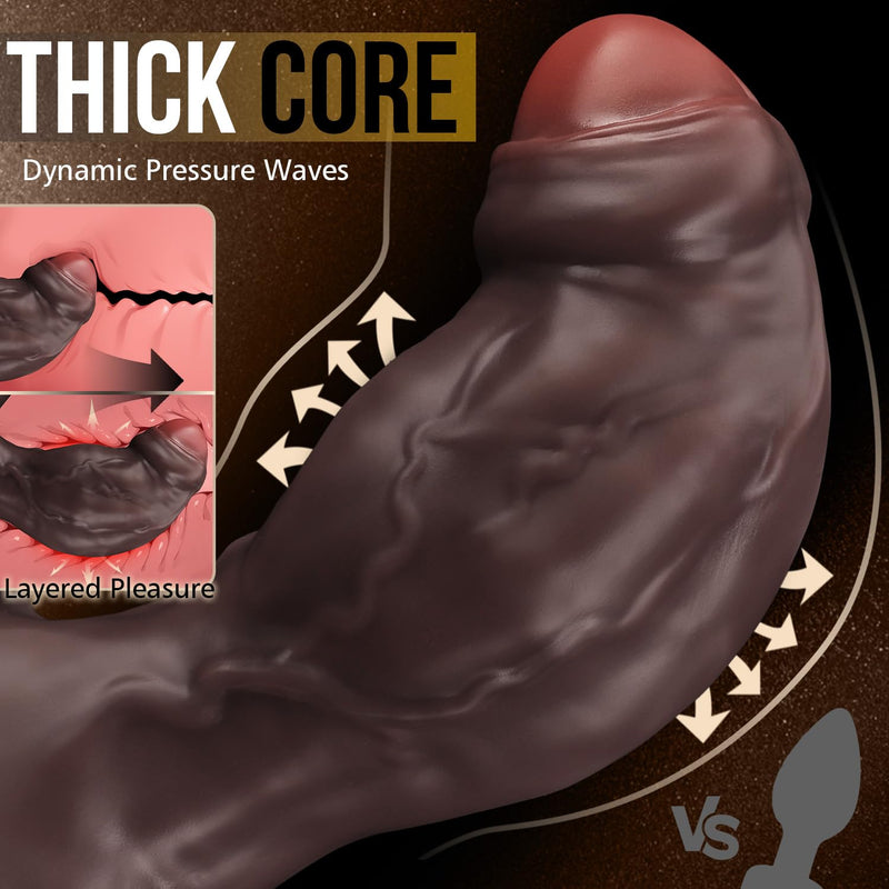 Large Anal Plug Vibrator Dildo Sex Toy For Men, Xxl Vibrating Anal Dildo For Anal Stretching With Silicone Cock Ring, Huge Butt Plug Male Sex Toys With Remote Control And App