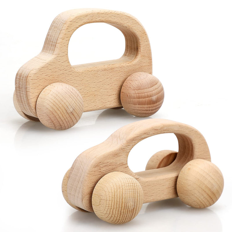 TOY Life Wooden Toys Cars, Montessori Toys for Babies 0-6-12 Months, Baby R