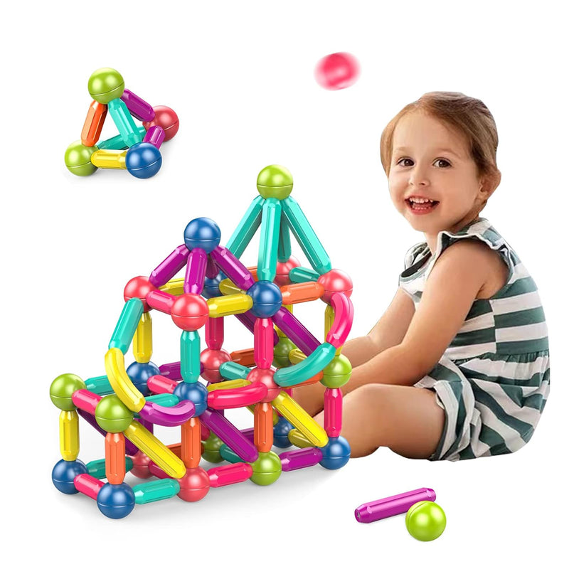 Magnetic Stick, Magnetic Balls And Rods Set, Building Sticks Blocks, Magnetic