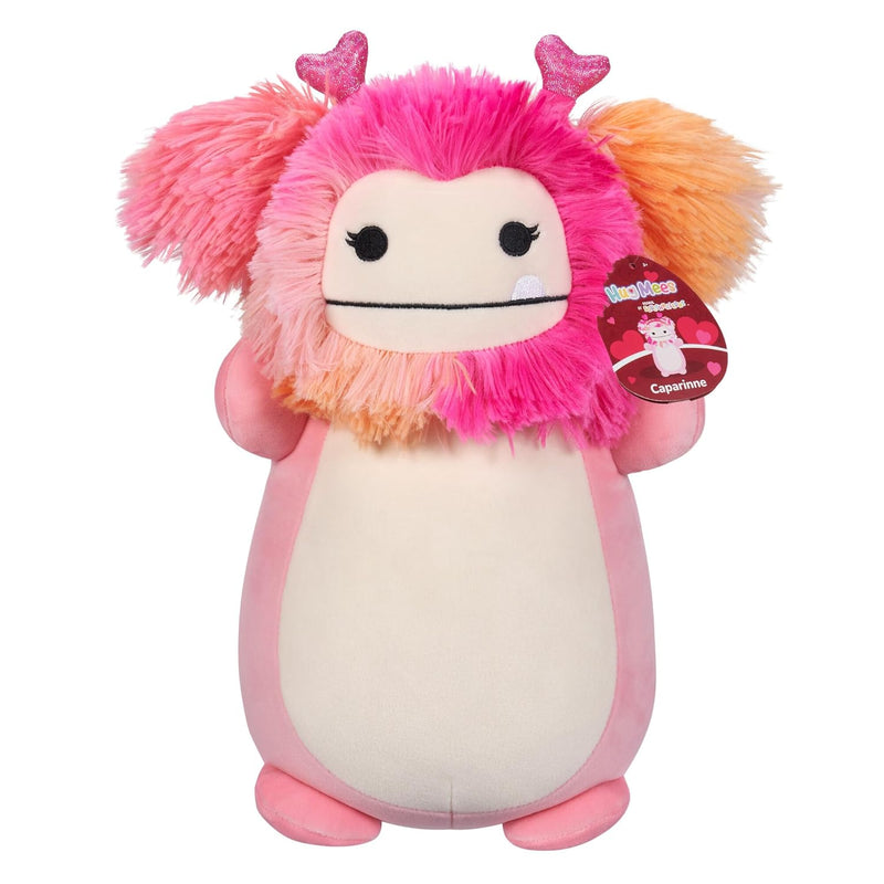 Hugmees Original 14 Inch Caparinne Pink Bigfoot With Heart Headband Ultraso