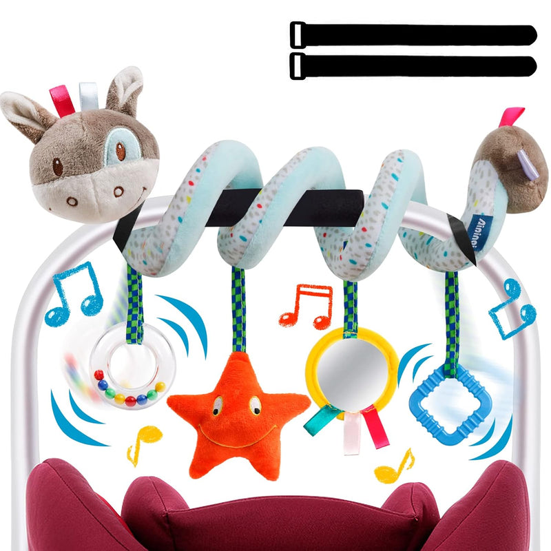 Baby Car Seat Toys Activity Stroller Toy For Boys Girls 0 3 6 9 10 12 Month