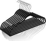Big Clothes Hangers 50pack Non-Velvet Thin Plastic Hangers for Clothes -Heavy Duty Coat Hanger Set -Space-Saving Closet Hangers,Functional Non-Flocked Hanger