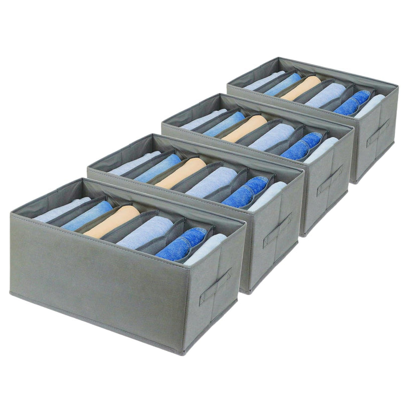 Extra Large Clothes Closet Organizer 6 Compartments For Jean Sweater Sheets To S