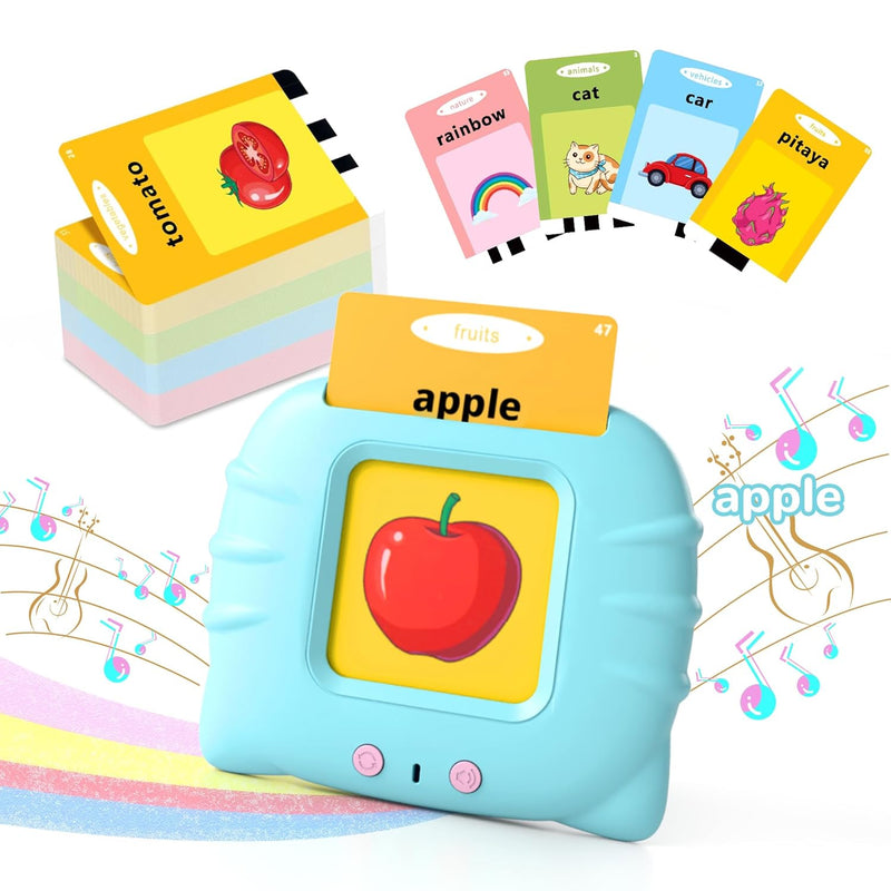 Talking Flash Cards, Toddler Toys For 1 2 3 4 5 Years Old Boy Girl Birthday