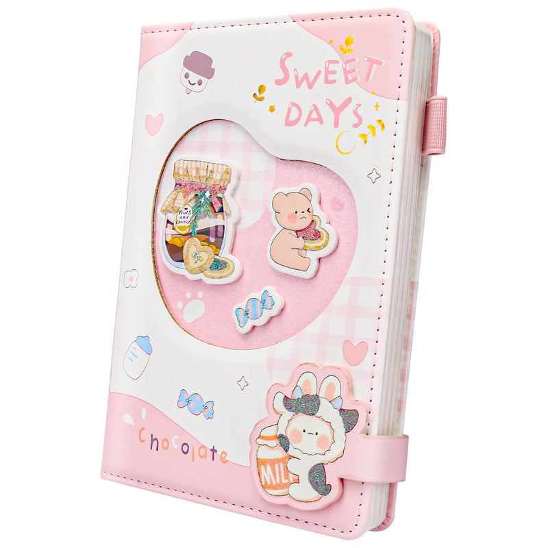 Cute Journal Notebook For Girls, Gifts For Teen Girls, Kawaii Journal Noteb
