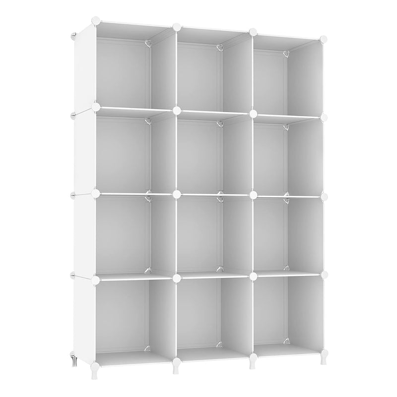 Cube Storage Organizer Modular Storage 12 Cube Bookshelf Diy Plastic Closet Clot
