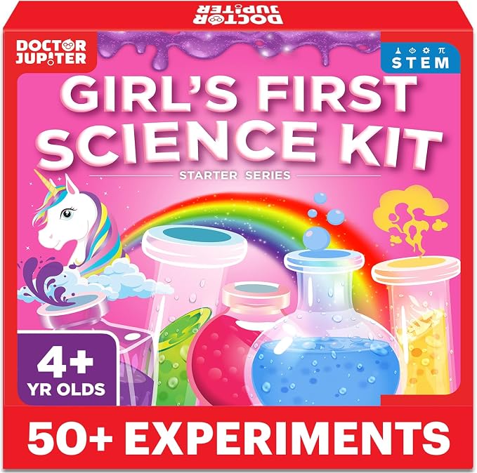 50+ Experiments STEM Science Kit for Kids Ages 4+