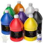 8 Colors Large Bulk Acrylic Pour Paint Set (69oz, 2040ml) Premixed for Art Projects