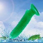 Silicone Anal Plug Dildo,Green Dildo With Strong Suction Cup Realistic Dildo Soft Silicone Adult Sex Toys Thick Penis Strong Suction Cup For Hand-Free Green Anal Dildo Penis For Women Men