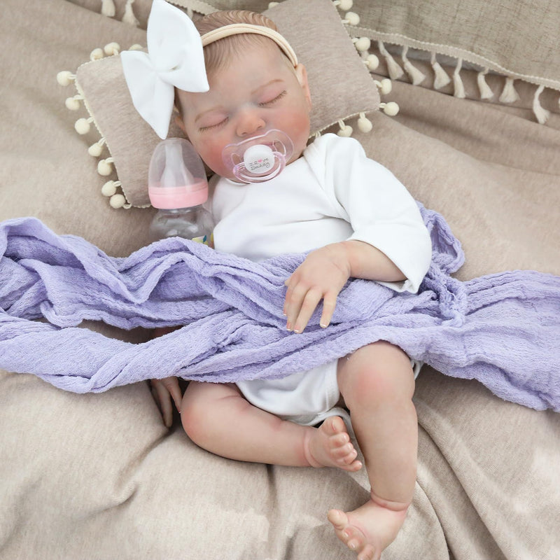 Reborn Baby Dolls 20 Inch Lifelike Newborn Baby Doll, Realistic Baby Doll W