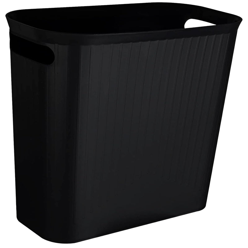 Small Trash Can, 3.5 Gallon Garbage Can Slim Waste Basket Plastic Trash Bin Cont