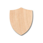 6 Inch Unfinished Wooden Shield, 5mm Plywood Blank for DIY Crafts & Decoration
