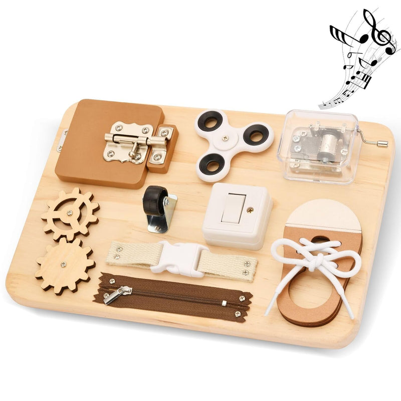 Busy Board Toddlers Montessori Educational Fidget Toys For Baby 1 2 3 4 Yea