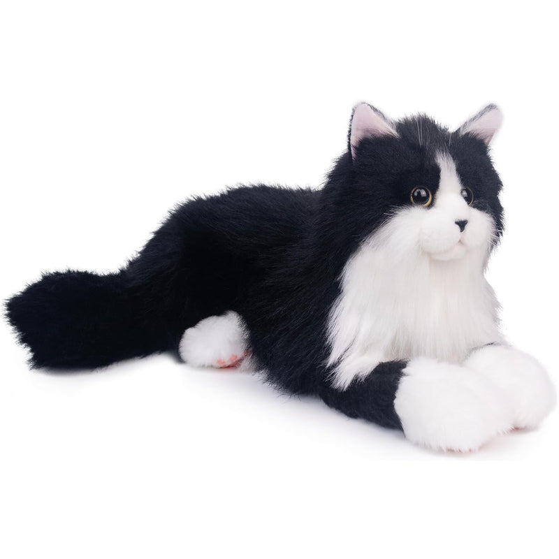 Stuffed Animals Handmade Realistic Cat Plush Toy Companion Pet For Elderly