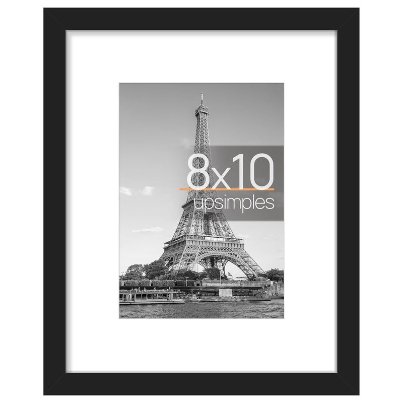8X10 Picture Frame, Display Pictures 5X7 With Mat Or 8X10 Without Mat, Wall Ha