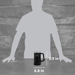 Classic Beer Stein with Big Grip Handle, Beer Party Mug and Tumbler, 24 oz